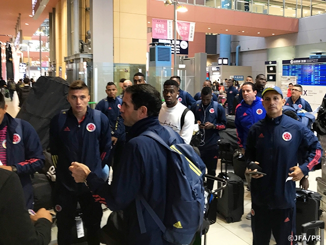 U-22 Colombia National Team arrive in Japan - KIRIN CHALLENGE CUP 2019 U-22 Japan National Team vs U-22 Colombia National Team (11/17＠Hiroshima)