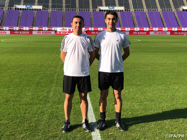 Introduction of the referees in charge of match between U-22 Japan National Team vs U-22 Colombia National Team at KIRIN CHALLENGE CUP 2019 (11/17＠Hiroshima)