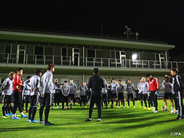 SAMURAI BLUE conduct training behind closed doors ahead of their match against Venezuela - KIRIN CHALLENGE CUP 2019 (11/19＠Suita)