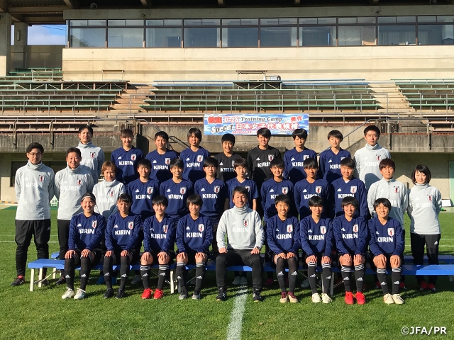 U-16日本女子代表候補　4日間の岡山キャンプを終える