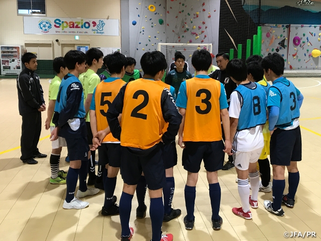 フットサルU-18タレントキャラバン北海道地域を札幌市で開催