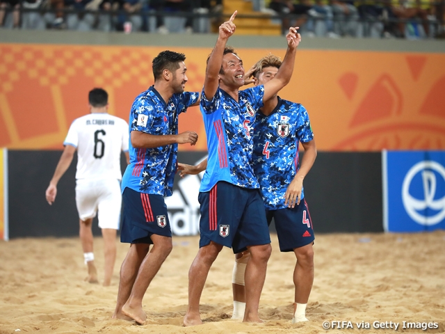 Japan Beach Soccer National Team advance to first Semi-Finals since 2005 - FIFA Beach Soccer World Cup Paraguay 2019
