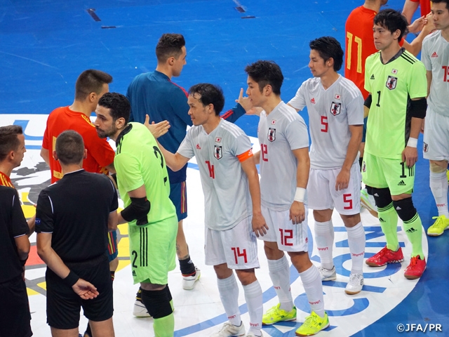 フットサル日本代表 親善試合第2戦 スペイン代表に大差で敗れる 海外遠征 11 25 12 5 スペイン Jfa 公益財団法人日本サッカー協会