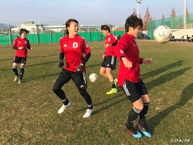 チャイニーズ・タイペイ戦に向けて非公開練習 ～EAFF E-1サッカー選手権2019
