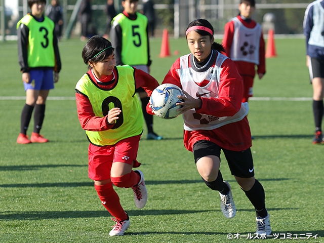 JFAナショナルトレセン女子U-14が東日本、西日本でスタート