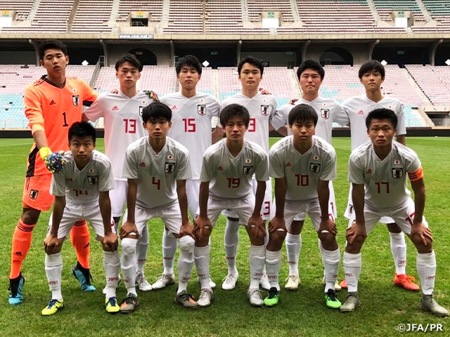 U-16日本代表 チュニジアとの親善試合第1戦に3-1で勝利｜JFA｜公益財団法人日本サッカー協会