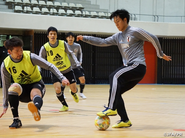 フットサル日本代表候補　年内最後のトレーニングキャンプを茨城県にて開催