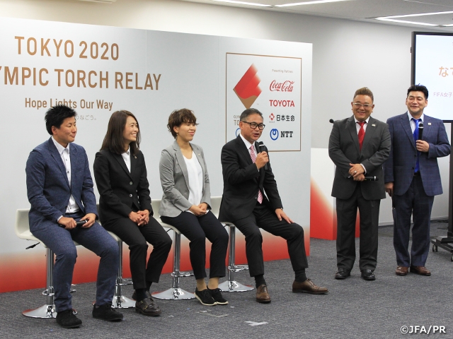 東京オリンピック・パラリンピック2020　聖火リレーの第一走者は、FIFA女子ワールドカップ2011のなでしこジャパン