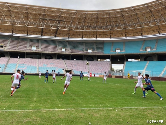 U-16日本代表　チュニジア代表との第2戦に敗れ1勝1敗で親善試合を終える