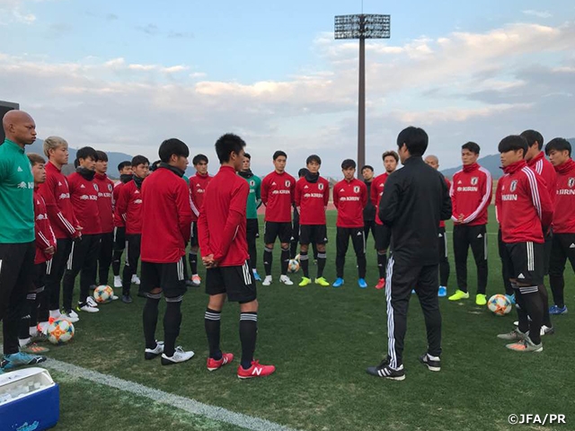 U-22 Japan National Team start training in Nagasaki ahead of their match against Jamaica - KIRIN CHALLENGE CUP 2019