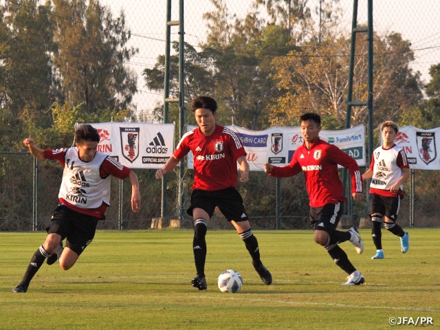 U-23日本代表、二日連続で二部練習～AFC U-23選手権タイ2020（1.8～26）