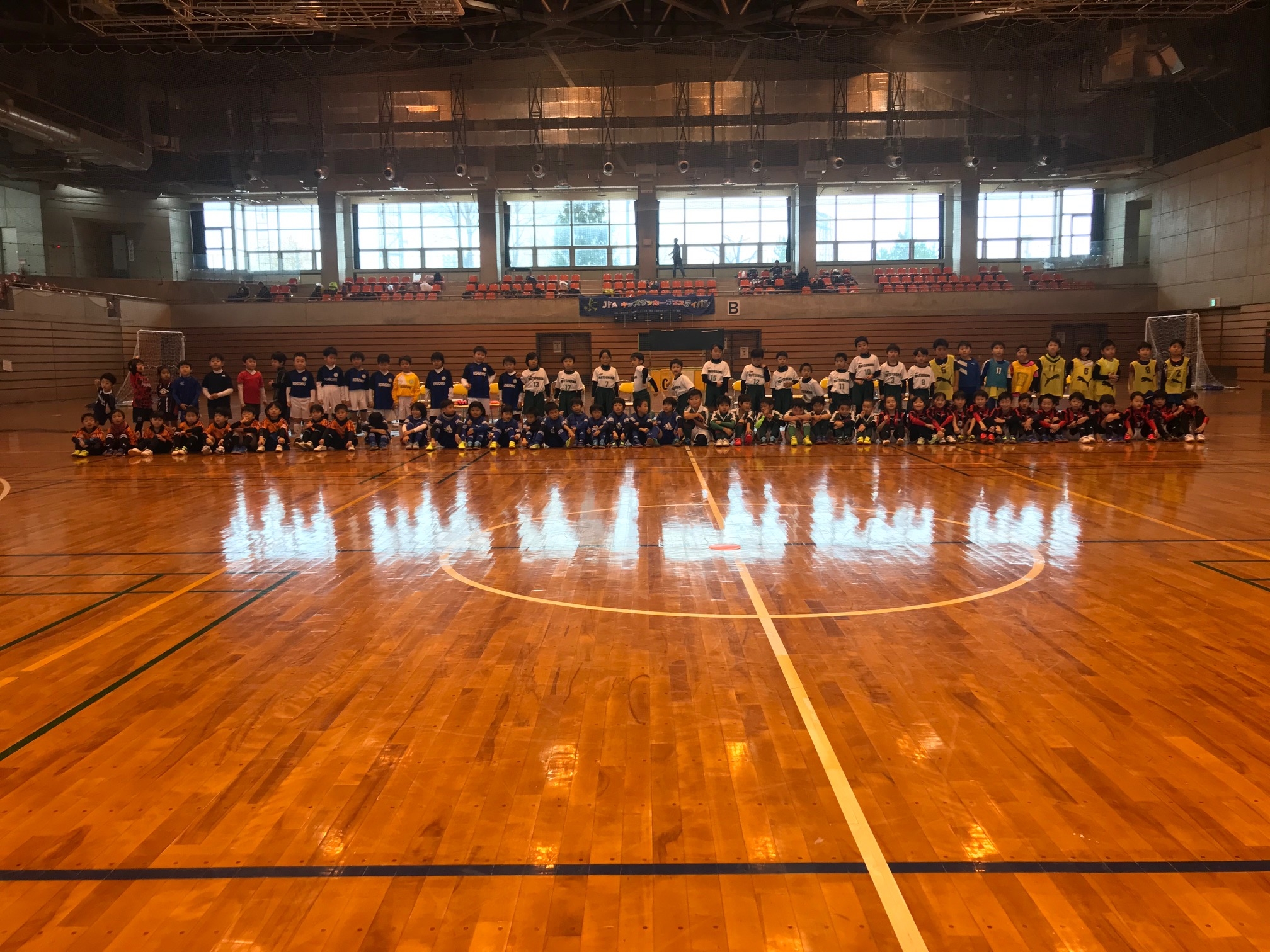 JFAキッズ（U-8）サッカーフェスティバル in 新潟市豊栄総合体育館