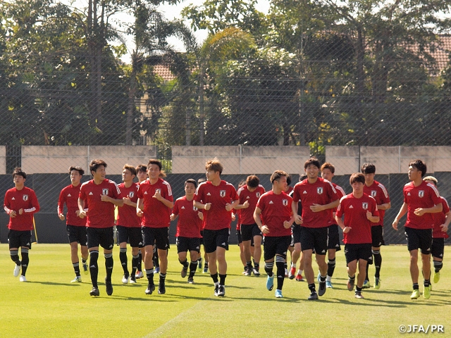 U-23日本代表、バンコクで初練習～AFC U23選手権タイ2020（1.8～26）