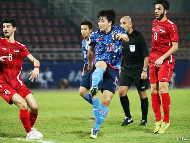 U 23日本代表 シリアに敗れグループステージ敗退 Afc U23選手権タイ 1 8 26 Jfa 公益財団法人日本サッカー協会