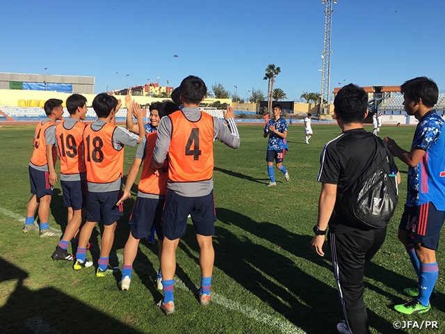 U 18日本代表スペイン遠征 大会初戦 メキシコに白星 Jfa 公益財団法人日本サッカー協会