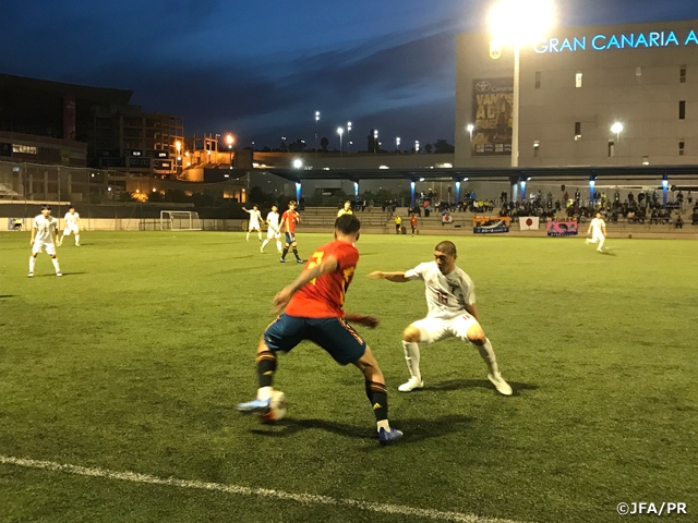 U-18 Japan National Team lose to Spain at the Copa del Atlantico