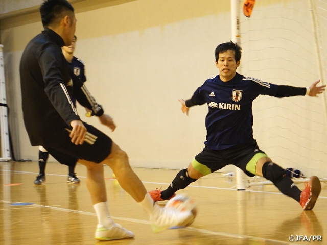 フットサル日本代表　パラグアイ代表との国際親善試合に向けて札幌でトレーニングキャンプをスタート