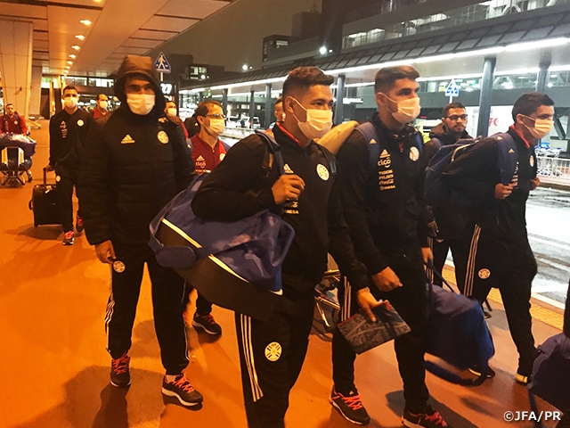Paraguay Futsal National Team arrive in Japan ahead of International Friendly Match＠Hokkaido