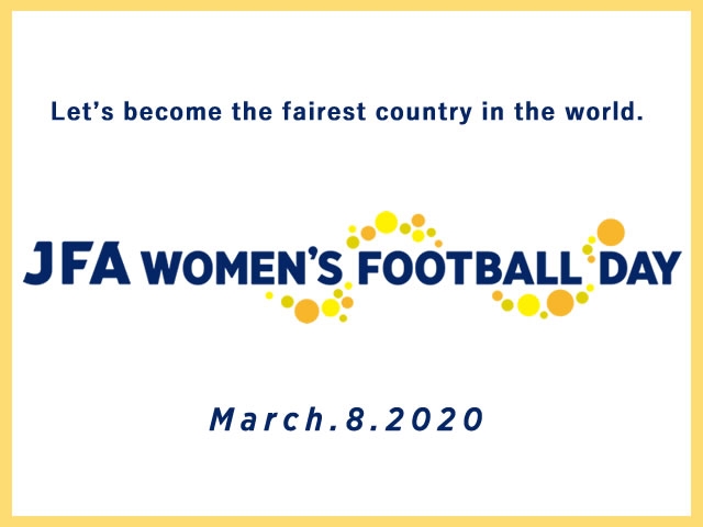 JFA reveals official logo and 2020 slogan of JFA Women's Football Day