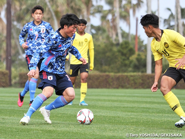 U 17日本代表 U 17マレーシア代表に勝利し決勝戦へ Jenesys19 青少年サッカー交流大会 Jfa 公益財団法人日本サッカー協会