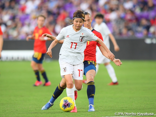 なでしこジャパン スペインとの大会初戦は1 3で敗戦 Shebelieves Cup Jfa 公益財団法人日本サッカー協会