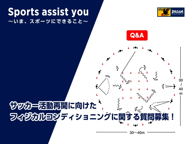 サッカー活動再開に向けたフィジカルコンディショニングに関する質問募集！