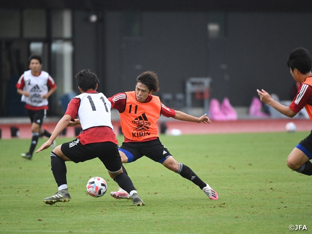U 19日本代表候補 紅白戦で充実したキャンプを締めくくる Jfa 公益財団法人日本サッカー協会