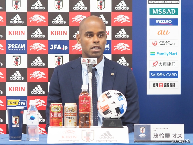 Online press conference held to announce inauguration of Japan Beach Soccer National Team Coach MOREIRA Ozu