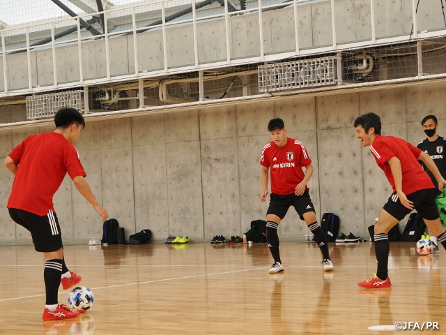 フットサル日本代表候補　高円宮記念JFA夢フィールドにて5日間の充実したトレーニングキャンプを終える