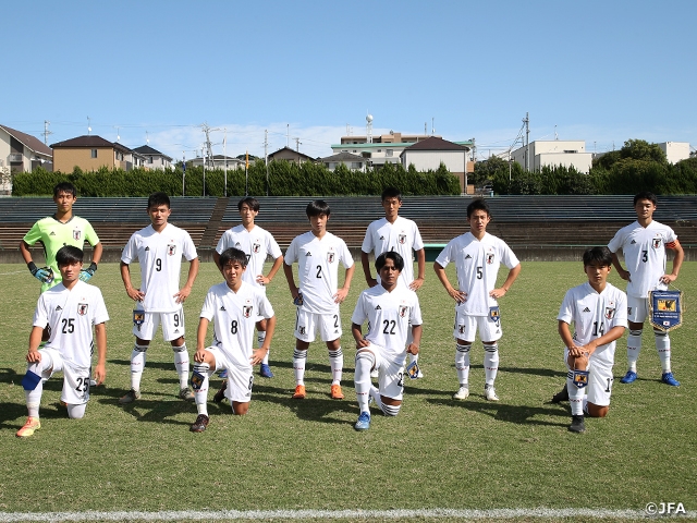 U-16日本代表　SBSカップ　清水エスパルスユースに敗れる