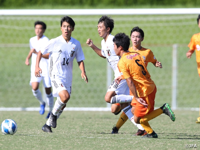 U 16日本代表 Sbsカップ 清水エスパルスユースに敗れる Jfa 公益財団法人日本サッカー協会