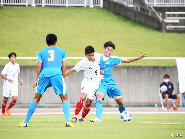 U 16日本代表 Sbsカップ 静岡ユースに敗れ2連敗で大会を終える Jfa 公益財団法人日本サッカー協会