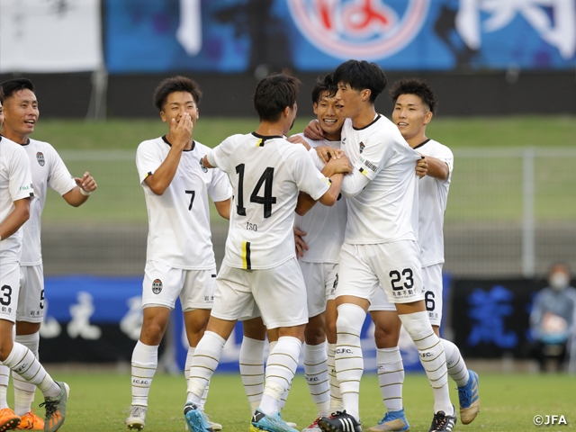 福山シティFCが初出場同士の一戦を制して3回戦へ　天皇杯 JFA 第100回全日本サッカー選手権大会