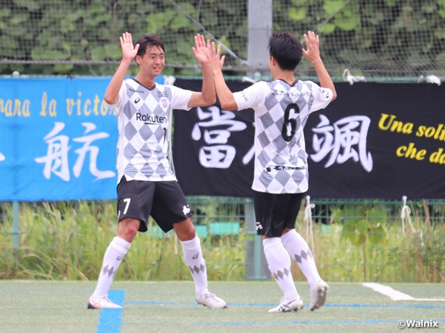 Kobe wins over G. Osaka in a Premier League matchup at the Prince Takamado Trophy JFA U-18 Football Super Prince League 2020 Kansai