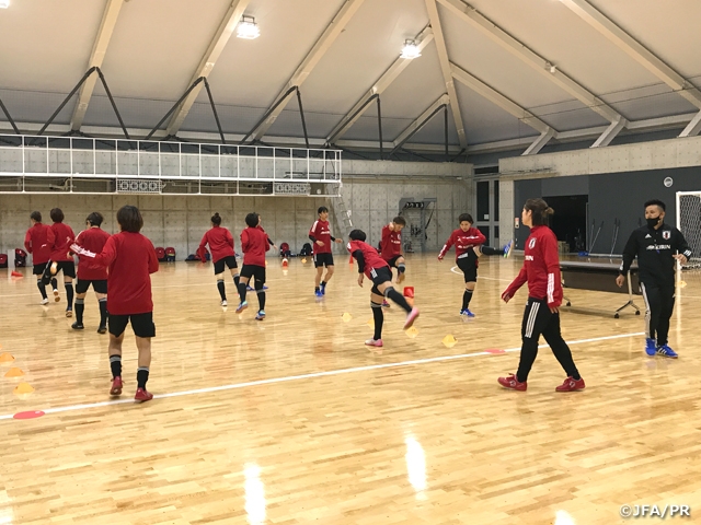 フットサル日本女子代表候補　今年度初のトレーニングキャンプをJFA夢フィールドでスタート