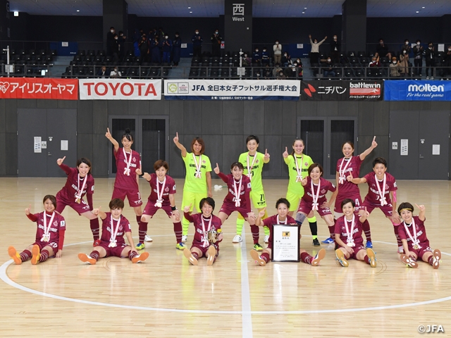 SWH Ladies Nishinomiya wins revenge match to claim second national title at the JFA 17th Japan Women's Futsal Championship