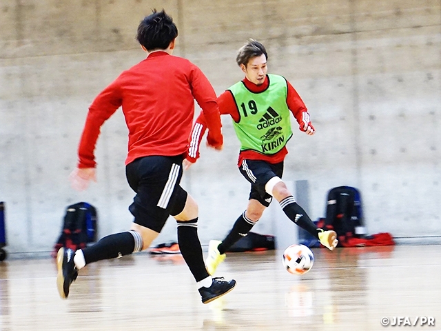 フットサル日本代表候補 気持ちを新たにトレーニングキャンプをスタート Jfa 公益財団法人日本サッカー協会