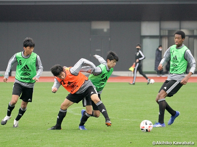 U-15日本代表候補　トレーニングキャンプ最終日は紅白戦を実施