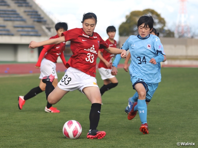 Urawa and Nojima Stella advance to Semi-finals of the JFA 25th U-15 Japan Women's Football Championship