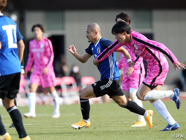 U-23日本代表候補　4-0の勝利で活動を締めくくる