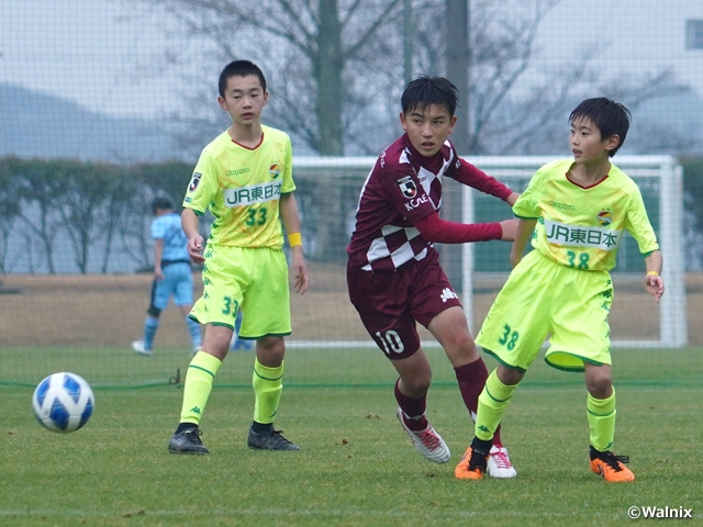Quarterfinal fixtures determined at the JFA 44th U-12 Japan Football Championship
