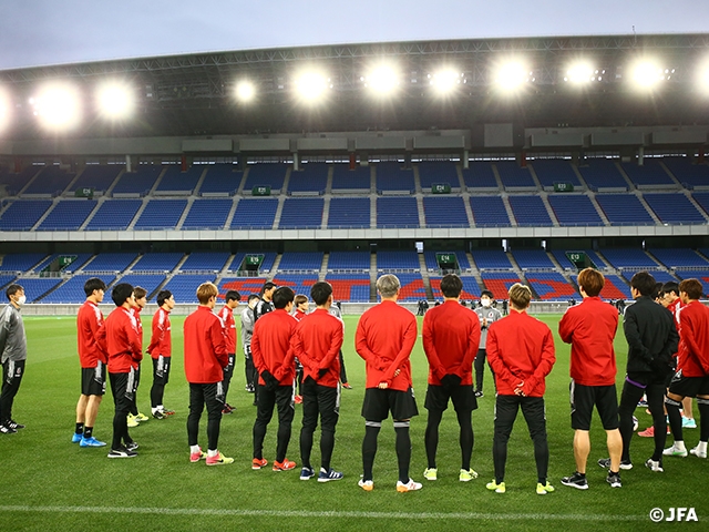 SAMURAI BLUE、韓国とモンゴルとの対戦へ練習開始