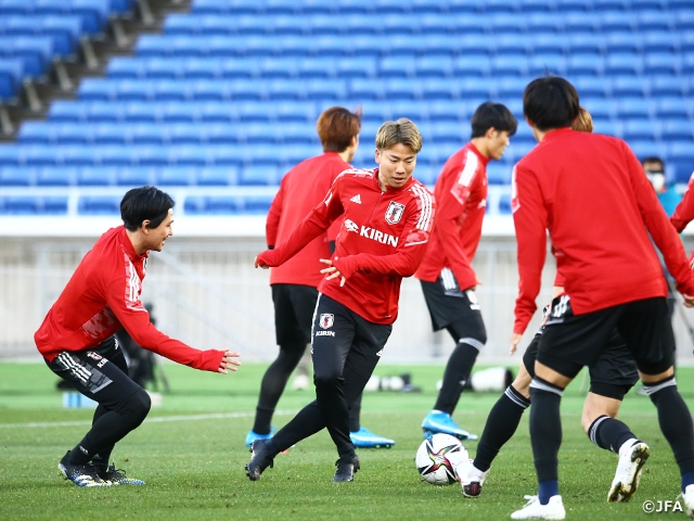 Samurai Blue 韓国戦へ向けて非公開練習を実施 Jfa 公益財団法人日本サッカー協会