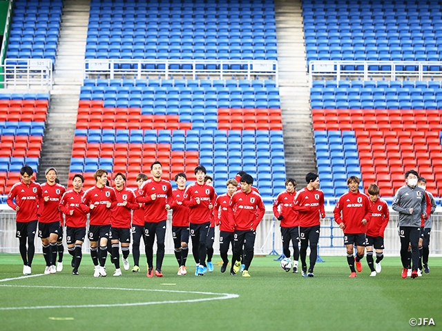 Samurai Blue 韓国戦へ向けて非公開練習を実施 Jfa 公益財団法人日本サッカー協会