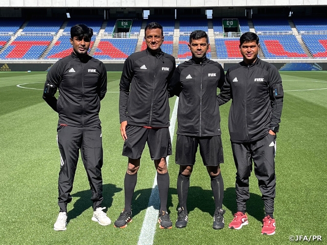 Introduction of the referees in charge of International Friendly Match between SAMURAI BLUE and Korea Republic National Team