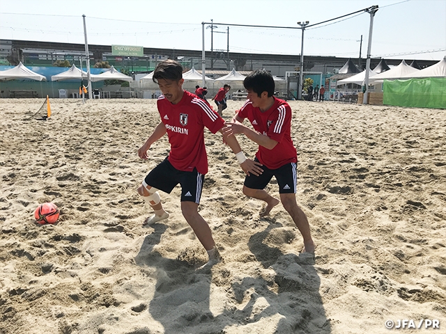 ビーチサッカー日本代表候補　目標を改めて再確認し、充実した国内トレーニングキャンプを終える