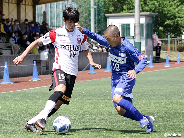 市立船橋と浦和の一戦はタイトな守備で互いに無得点に終わる　高円宮杯 JFA U-18サッカープレミアリーグ2021第3節