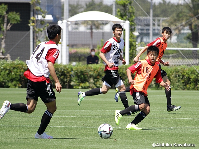 U-15日本代表候補4日間のトレーニングキャンプが終了