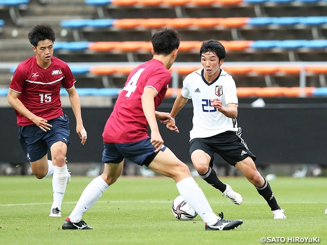 U-18日本代表候補　関東大学選抜との初戦を迎える
