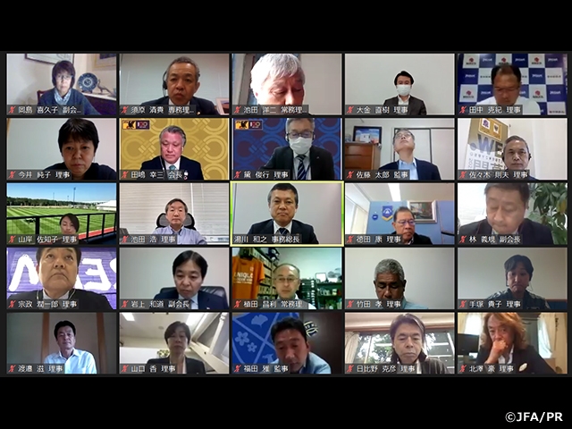 21年度 第5回理事会を開催 Jfa 公益財団法人日本サッカー協会